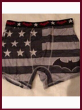 Boxer brief Batman mens new size XL 90% polyester 10% spandex Briefly Stated